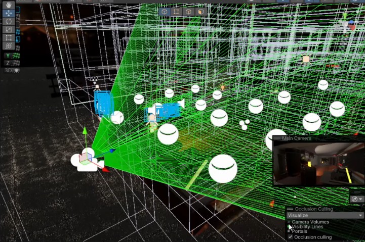 Scene View: Occlusion Culling